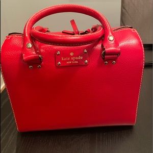 Red Kate Spade Wellseley Alessa Bag